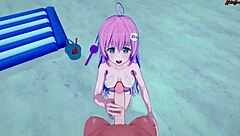 Pov fucking Lala on the beach and cumming inside 😍 To Love Ru hentai