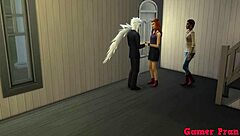 Perverted sage fucks party guest anally