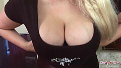 raphaella lily undresses her big tits and plays with pussy