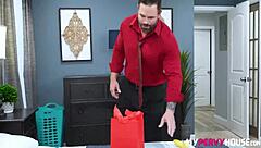 Krissy Knight As Sexy Stepdaughter Deepthroats Monster Cock