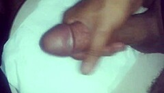 Shaved Dick Masturbates in Bathroom with Hairless Cock