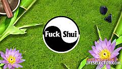 rich bitch gets her feng shui and pussy readjusted in pov style