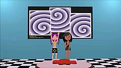 Amateur latina teen uses strapon to fuck lesbian