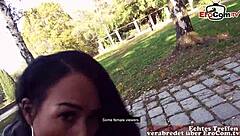 Real Public Sex Date with German Big Tits MILF in POV