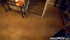 ashley adams gets bound and rides monster cock in pov domination