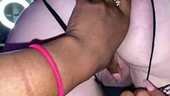 fucking nasty white waitress with big black cock threesome