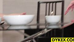 enjoying a morning meal with friends in a casual setting