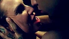 Aidra Fox and Kharlie Stone in anal gape strap on bondage domination