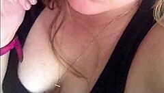 Sexy blonde teen with small tits explores her body