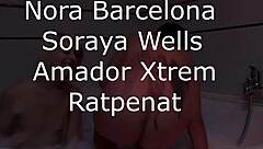 Relaxing hot bath before dinner trailer