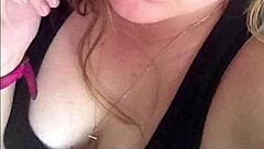 Sexy blonde teen with small tits explores her body