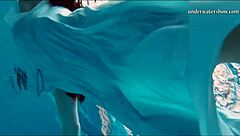 Piyavka Chehova shows big tits underwater