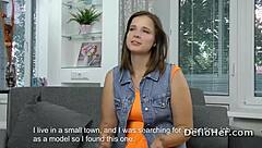 thick beauty sandra bulka shows her virgin pussy?