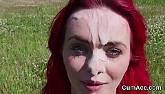 Wicked Sex Kitten Feels Intense Pleasure Swallowing Cumshot On Face