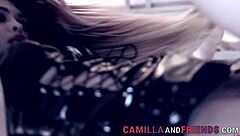 Intriguing BDSM trans domina pounds and finishes hard.