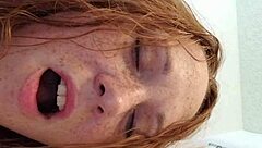 bathroom quickie with wife, big tits teasing