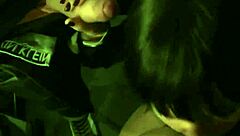 女孩在咖啡厅公共场合闪奶吸屌