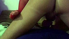 Big tits blowjob in lingerie