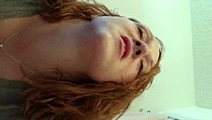 bathroom quickie with wife, big tits teasing