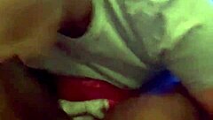 This mexican babe gives bomb blowjob to big black cock