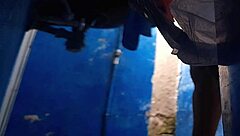 Latina milf masturbates in shower