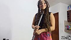 Big Ass Secretary Fucked by Boss After Work with Natural Tits