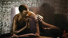 what's it like kissing and rimming trimmed pussy in artsy lesbian body paint with alexis fawx and ana foxxx