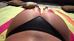Taking A Tan For My Fat Ass.