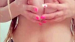 Hot stepsister in sexy lingerie for arousal