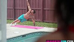 young brunette falls for her stepuncle in violet gems.