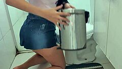 look at that ass in the mini skirt