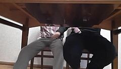 i masturbate with her under the table in english class at university