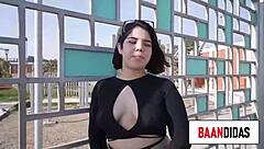 Jade sweet caught being unfaithful to her boyfriend outdoors