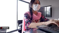 Horny big ass desi wife craves cock for pussy