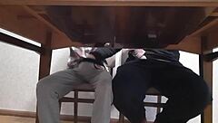 i masturbate with her under the table in english class at university