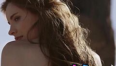 i am beautiful brunette kate chromia stripping for playboy solo.