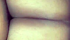 Big booty of tinder girl bouncing on fat ass