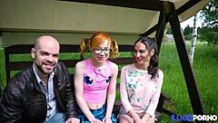 Kira and Lilu play lesbian games with anal fun