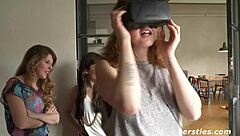 Girls lick and cunilingus each other to orgasm when men are away.