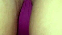 closeup rear view panties massage session