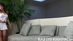 Femdom Humiliates Cuckold With Big Black Cock Addiction