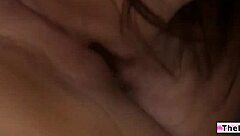 Big tits babe facesits MILF masseuse.