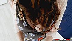 Giant tits of latina stepmother seduce young man?