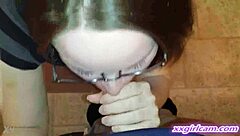 Chaturbate cam model Lillywhitebooty shows off her ass