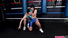 Lilly Hall Craves Deepthroat with Monster Cock at Gym