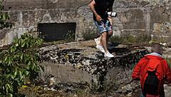 Feeling Exposed at Abandoned Military Base on Totleben Island