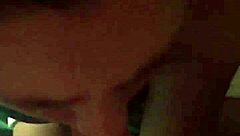 Step Daughter Deepthroats Huge Cock, Sloppy Blowjob Ends In Cumshot