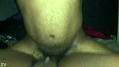 ebony enjoys a slow session with ex