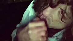 My buddy texted for a blowjob, and I gave him a sloppy deepthroat