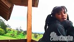 Cute Carla Strips Off and Fingers Her Pussy Striptease Small 18+ Tits Petite 18+ Teasing Undressing Fingering 18 19 Yo Colombian Brunette Solo